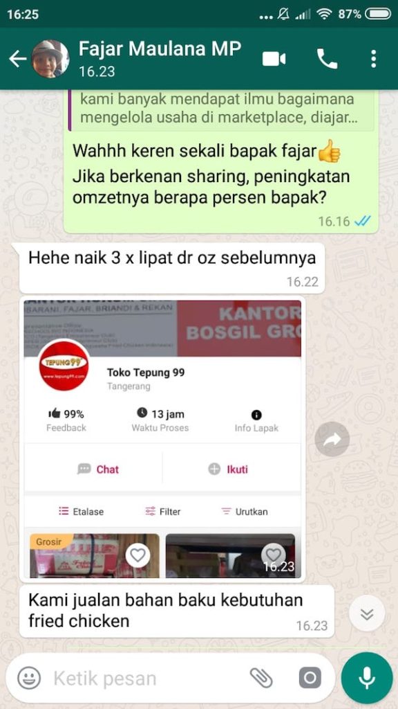 Testimonial Workshop Marketplace