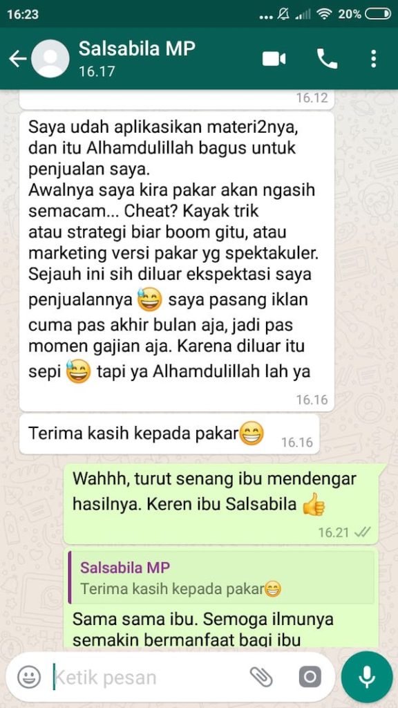 Testimonial Workshop Marketplace