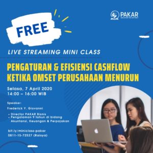 Pengaturan & Efisiensi Cashflow Ketika Omset Perusahaan Menurun