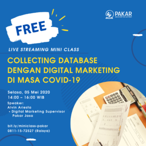 Collecting Database dengan Digital Marketing di masa COVID-19