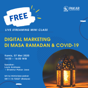 Digital Marketing di masa Ramadan & COVID-19