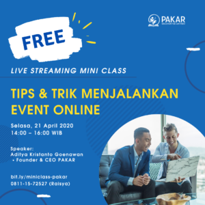 Tips & Trik Menjalankan Event Online