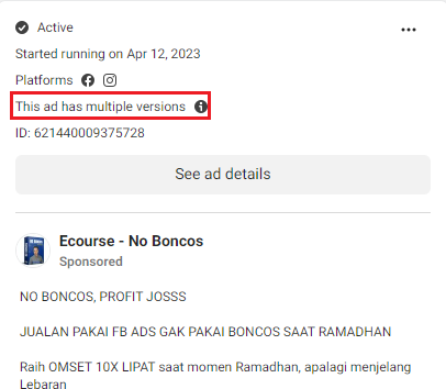 contoh iklan